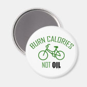 カロリーを消費しない油 マグネット (正面/裏面)