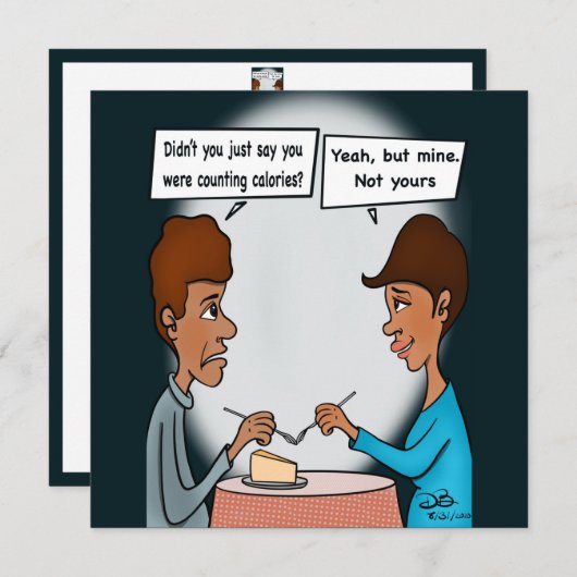 カロリーフラットカード (正面/裏面)