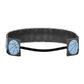 カロリーライトブルーバスケットボールジャージー番号女子 アスレチックヘッドバンド (裏面)