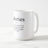 カロリー!!!! コーヒーマグカップ (正面右)