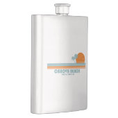 カロヴァビーチノースカロライナのサンパームツリーズ フラスク (右)