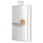 カロヴァビーチノースカロライナのサンパームツリーズ フラスク (左)