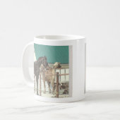 カローナアミッシュ馬 コーヒーマグカップ (正面左)
