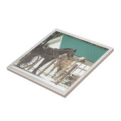 カローナアミッシュ馬 タイル (側面)