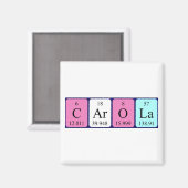 カローラ周期表名磁石 マグネット (正面/裏面)