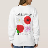 カローレイシスターズ スウェットシャツ (裏面)