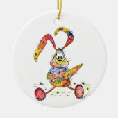 カワお洒落イバカラフルニー セラミックオーナメント (正面)