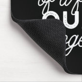 カワイアおもしろいダックパンズ引用文IIブラックバー マウスパッド (コーナー)