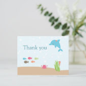 カワイアアンダーザシーガールズサンキューカード ポストカード (スタンド正面)