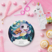カワイアアンダーザシーキッズタートル誕生日 ペーパープレート (パーティー)
