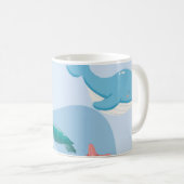 カワイアアンダーザシーフレンズ – アンダーウォーターテーマ コーヒーマグカップ (正面右)