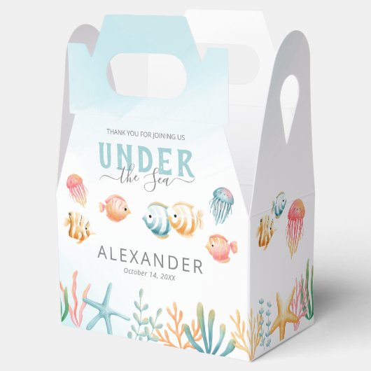 カワイアアンダーザシー子供の誕生日お願い フェイバーボックス (オープン)