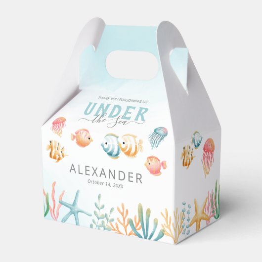 カワイアアンダーザシー子供の誕生日お願い フェイバーボックス (正面サイド)