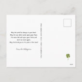 カワイアイリッシュ格言カスタムハッピーセントパトリックの日 シーズンポストカード (裏面)