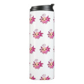 カワイアクソロトル漫画イン漫画スタイル タンブラー (回転左)