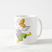 カワイアヒルデザインセラミックマグカップ コーヒーマグカップ (正面右)