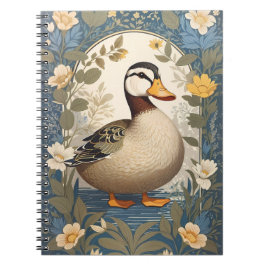 カワイアヒルヴィンテージフローラインスパイア自然 ノートブック