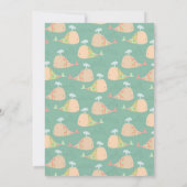 カワイアンザシーベビーシャワー招待状 招待状 (裏面)