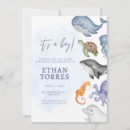 カワイアンザシーベビーシャワー招待状 招待状