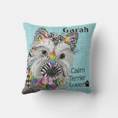 カワイアンドケアンカラフルテリア装飾用クッション クッション (裏面)