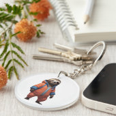 カワイアンドスロフレンドリースイラストレーション キーホルダー (正面右)