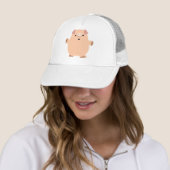 カワイイおもしろい漫画Pig Hat キャップ (インサイチュ)