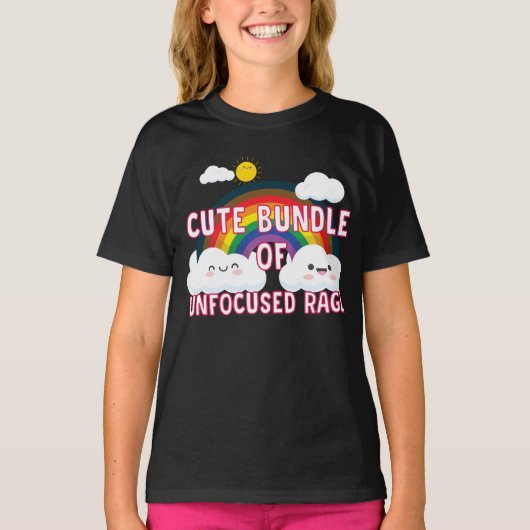 カワイイな怒りの束 Tシャツ (正面)