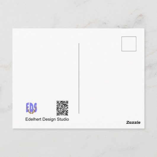 カワイイのまわりにの顧客。文字ハガキ ポストカード (裏面)