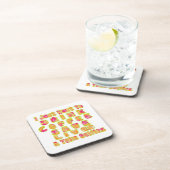 カワイイはコーヒーを飲み救ましたいの コースター (右側)