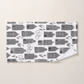 カワイイオランダハウスアムステルダムキャナルハウスビクス バスタオルセット (ハンドタオル)