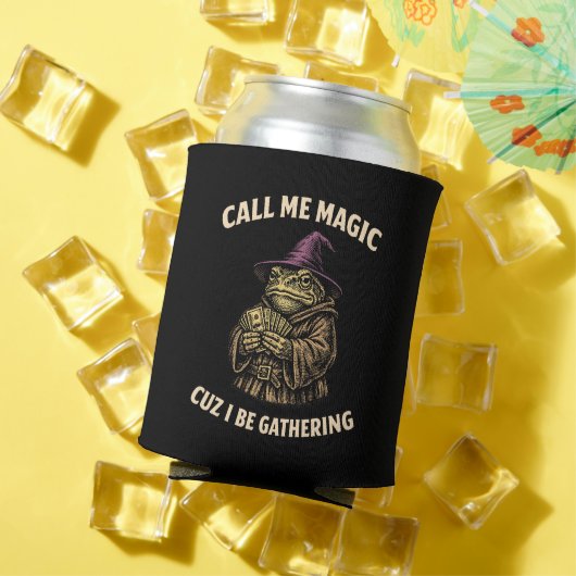 カワイイカエル魔法使い集まれ魔法使い 缶クーラー (インサイチュ 夏)