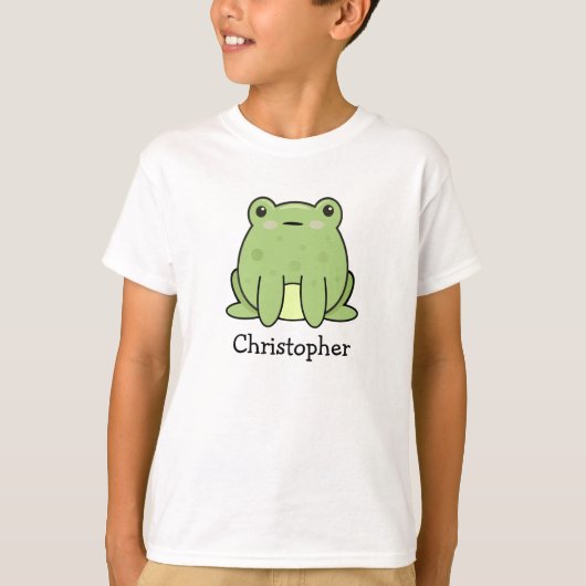 カワイイカエル・ヒキガエル オーダーメイド Tシャツ (正面)