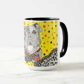 カワイイカラフルリー・ブルドッグ・マグ マグカップ (正面右)