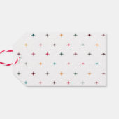 カワイイカラフルヴィンテージメリーとブライトホリデイ ギフトタグ (裏面横)