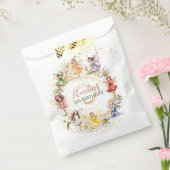 カワイイカラフル踊りフローラ妖精金ゴールドグリッター フェイバーバッグ (封をした状態)