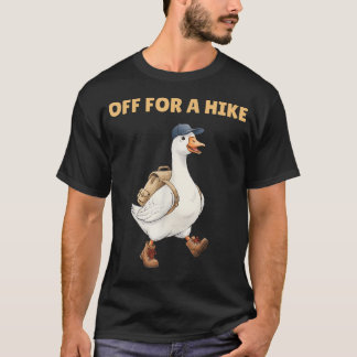 カワイイガチョウのハイキング Tシャツ