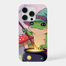 カワイイコテージコアポーションのカエル魔女iPhoneケース