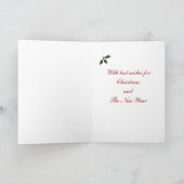 カワイイサンタダックスフントクリスマスカード シーズンカード (内部)