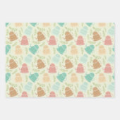 カワイイタイルパーティー ラッピングペーパーシート (正面3)