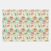 カワイイタイルパーティー ラッピングペーパーシート (正面)