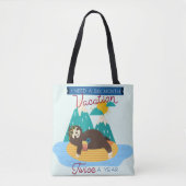 カワイイナマケモノが年に2回、6カ月の休暇が必要 トートバッグ (正面)