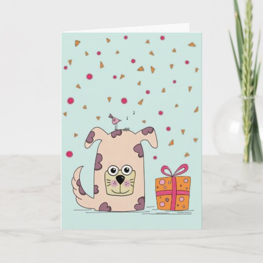 カワイイハッピーバースデー カード (正面)