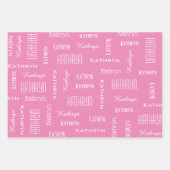 カワイイフパーソナライズされたェア ラッピングペーパーシート (正面3)