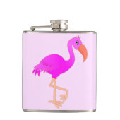 カワイイフラミンゴハッピー フラスク (正面)