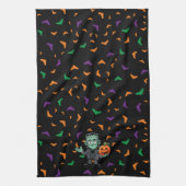 カワイイフランケンシュタインの怪物 キッチンタオル (縦)