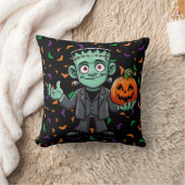 カワイイフランケンシュタインの怪物 クッション (ブランケット)