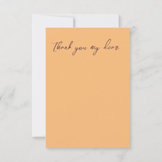 カワイイベビーとカボキンズマッシュルームコテージコア サンキューカード (裏面)