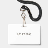 カワイイベビー計量スケールダラ バッジ (裏面（ネックストラップ付）)