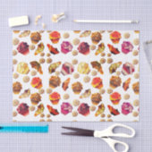 カワイイマフィン、クロワッサン、シナモン転が 薄葉紙 (クラフト)