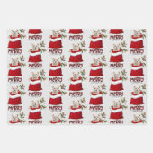 カワイイマルチーズパピードグインホリデー抱き枕 ラッピングペーパーシート (正面2)